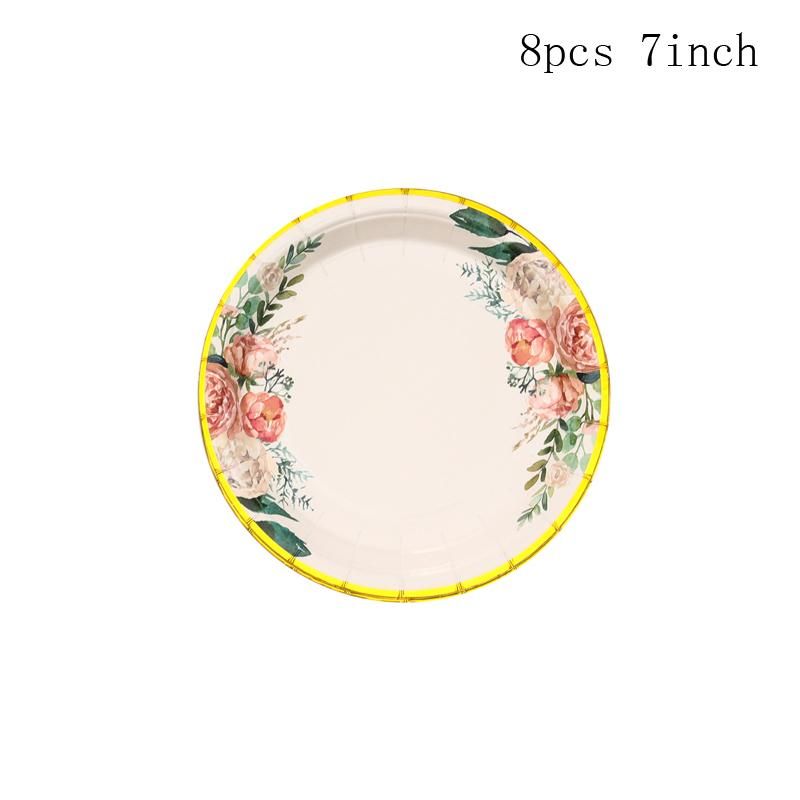 8pcs 7inch plates1