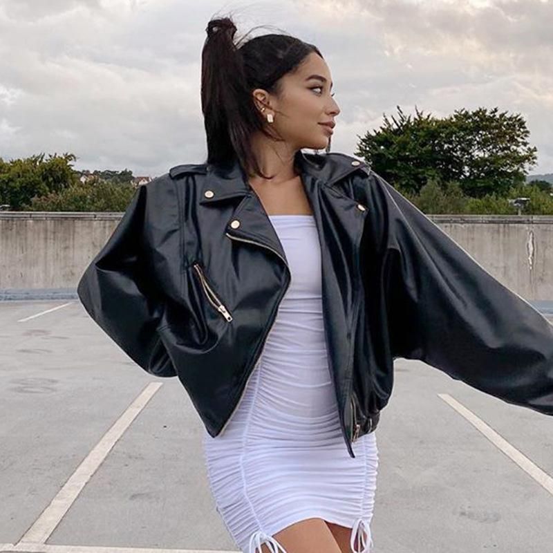 Chaqueta cuero vintage mujer Clearance