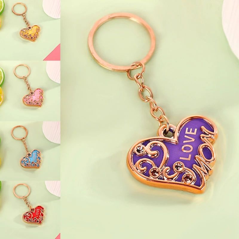 Details about   Key Holder Key Chain Letter Printed Ornaments Craft Creative Unisex Heart Shape 