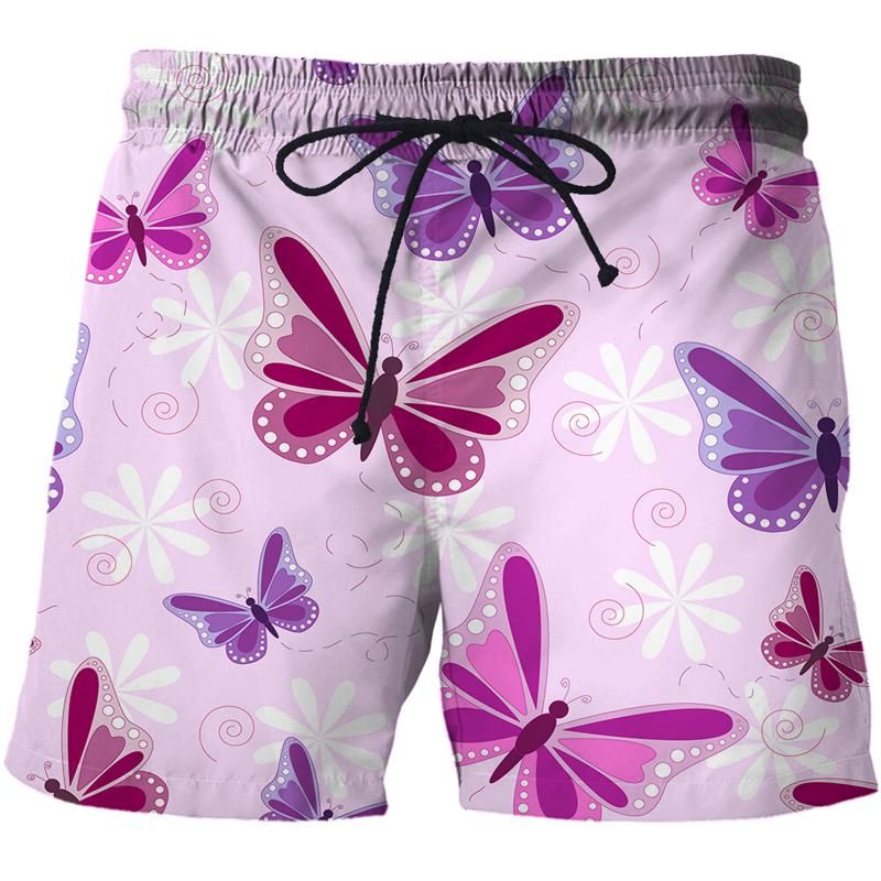 Pantalones cortos para hombres Moda de verano Dibujos animados de dibujos animados 3D surfeando Playa corta Pantalones cortos para hombres Moda de verano Dibujos animados de dibujos animados 3D surfeando Playa corta