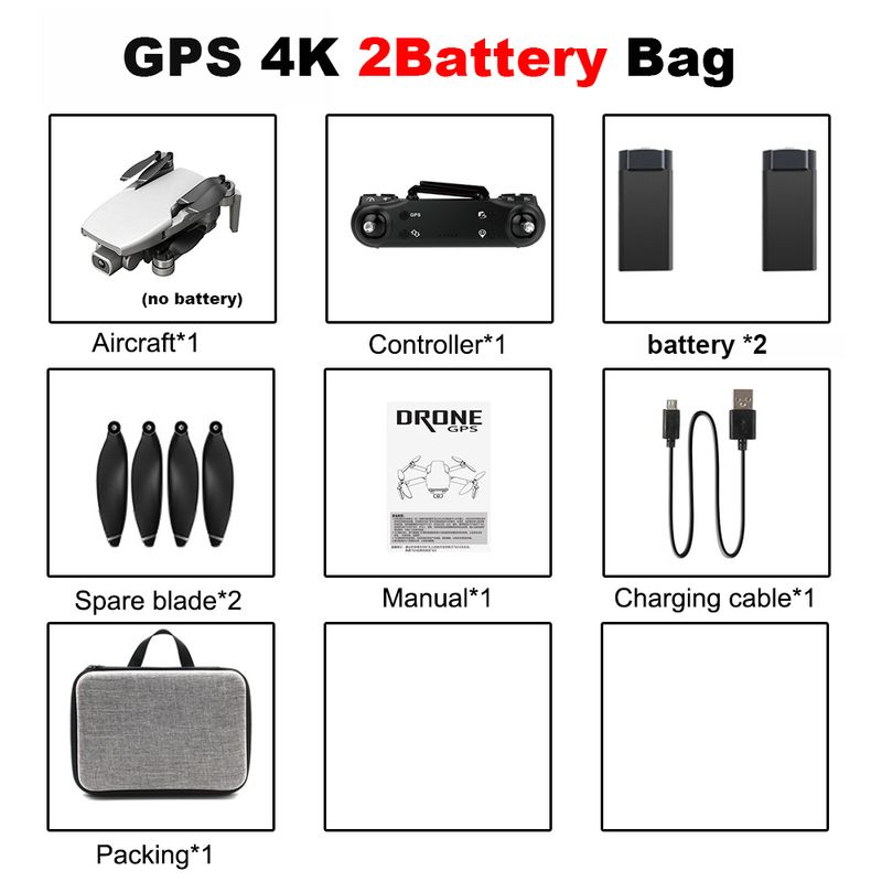 GPS 4K 2Bバッグホワイト