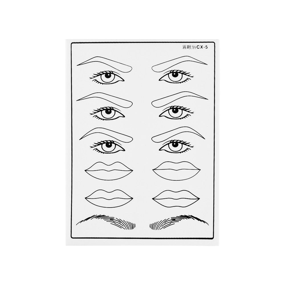 Permanent Eyelid Eyebrow Lip Makeup Tattoo Practice Skin For Beginners  Permanent Makeup Tattoo Practice For Beginners Excellent Cosmetic From  Hayoumart, $1.66 | DHgate.Com