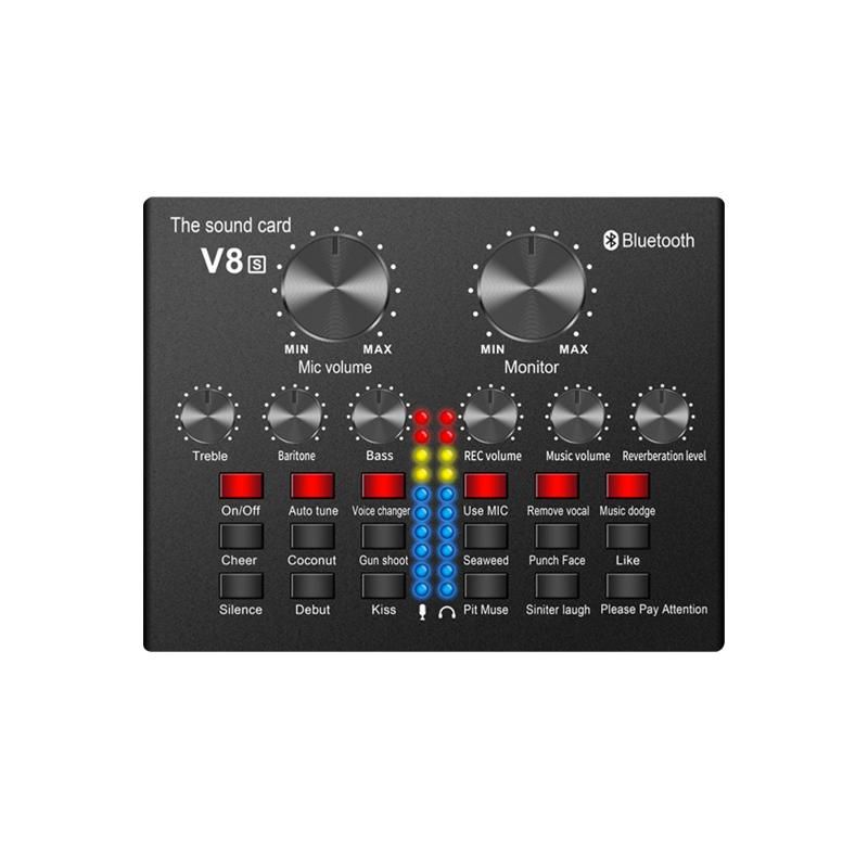 Tarjeta De Sonido Mezcladores De Reducción De Ruido Bluetoot Tarjeta De Sonido Mezcladores De Reducción De Ruido Bluetoot