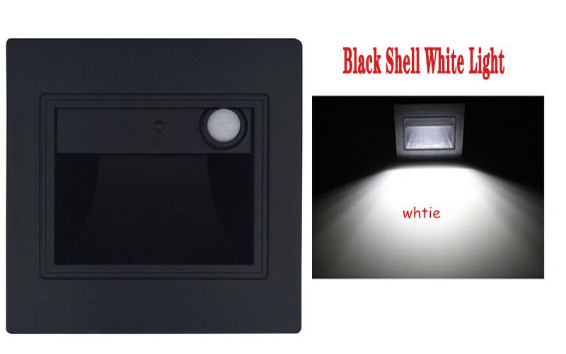 Zwart shell wit licht