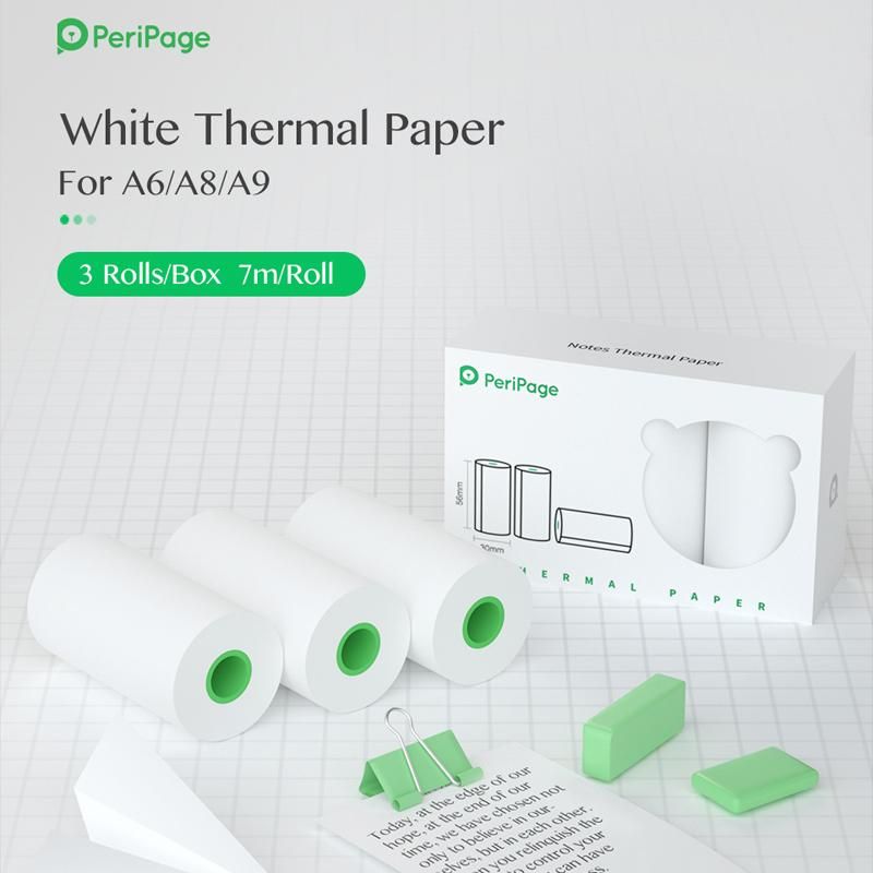 Papier thermique blanc