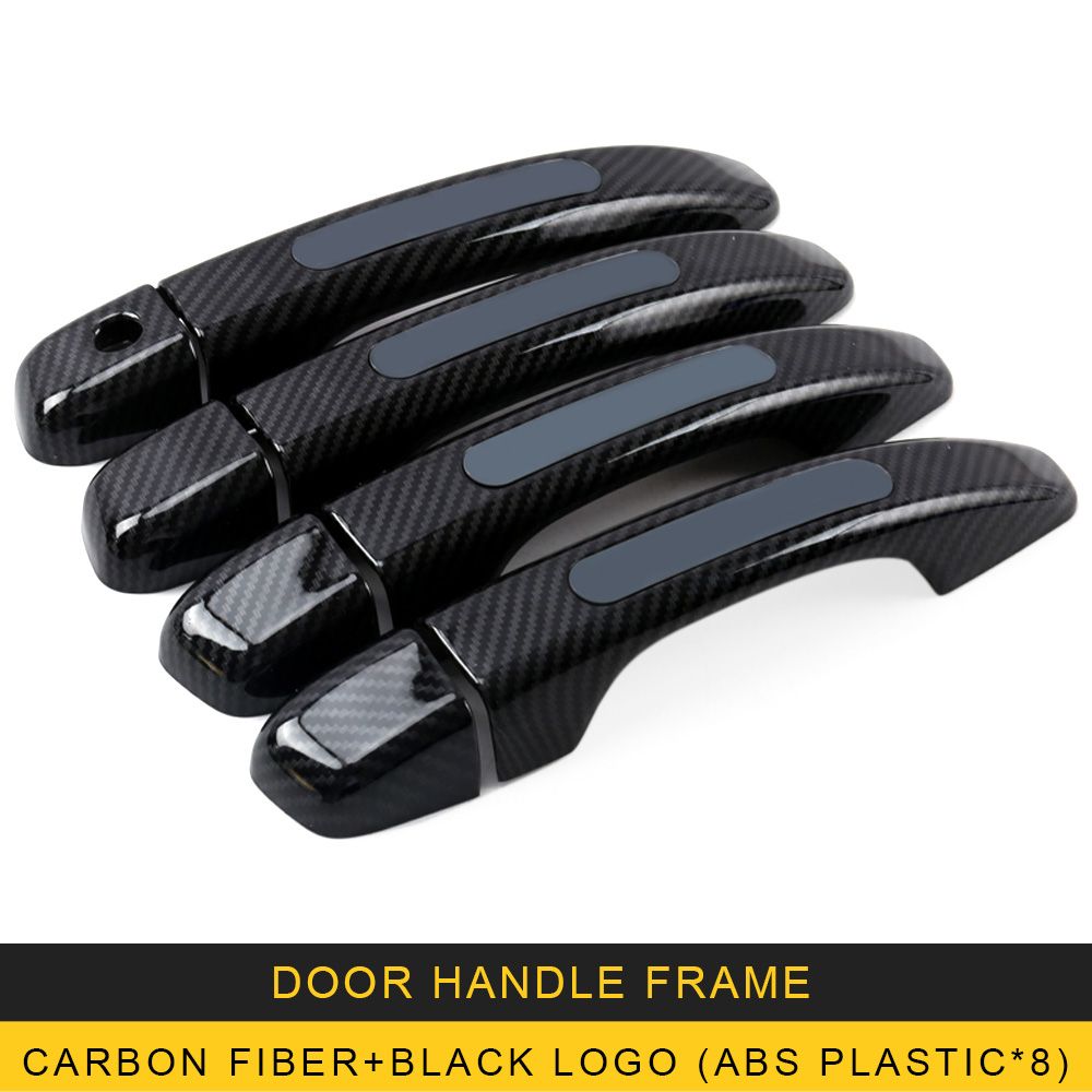 Karbon fiber + siyah logo