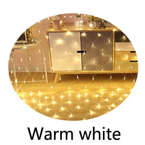 Warm Whtie-4mx6m 672leds-Eu Pllug 220v