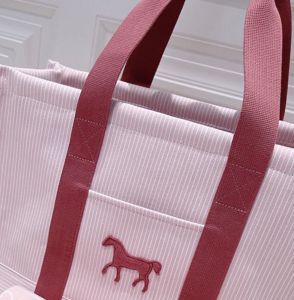 Pink diaper bag