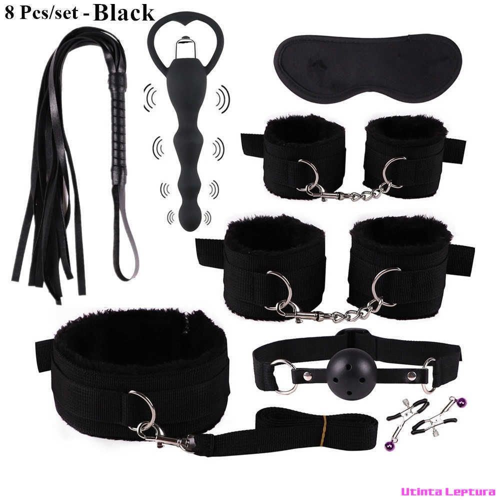 8 pezzi set nero