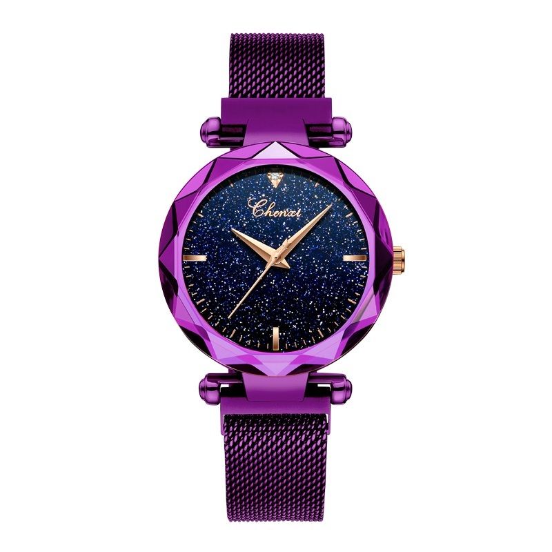 紫色の腕時計