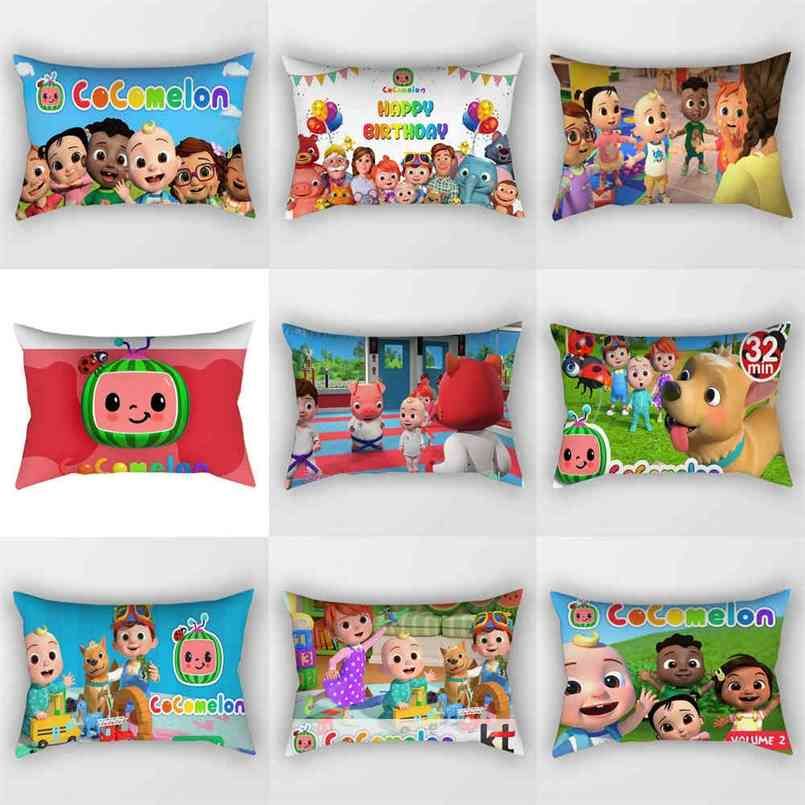 50*30CM tube pillow case cartoon cocomelon throw cushion covers tiktok fashion sofa pillowcases pillowslip 50*30CM tube pillow case cartoon cocomelon throw cushion covers tiktok fashion sofa pillowcases pillowslip