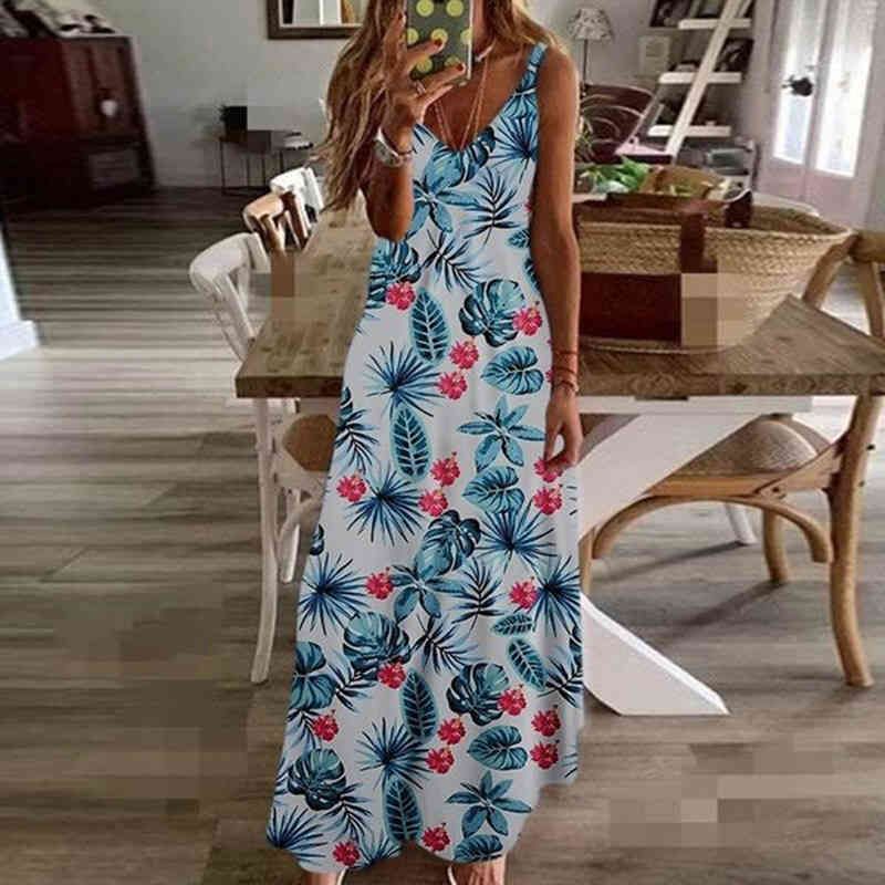 Compra Vestidos Casuales Para Damas De Verano Impresión De Vacaciones Largo  Indio Estilo Swing Vestido Mujeres Barato | Entrega Rápida Y Calidad |  Es.Dhgate
