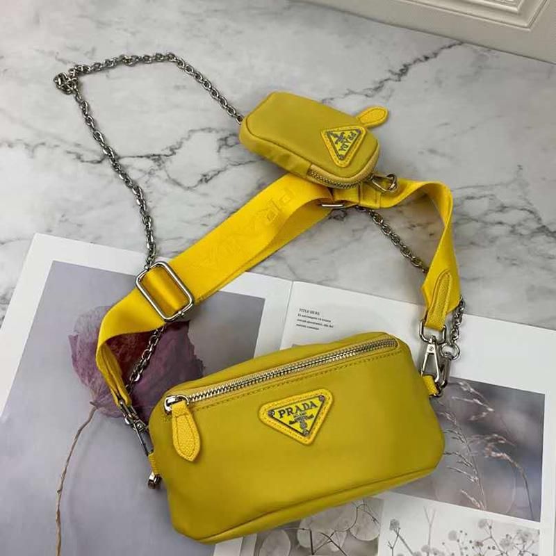 Prada Handbag Lady Handbags Multi Pochette Bag Chain Crossbody