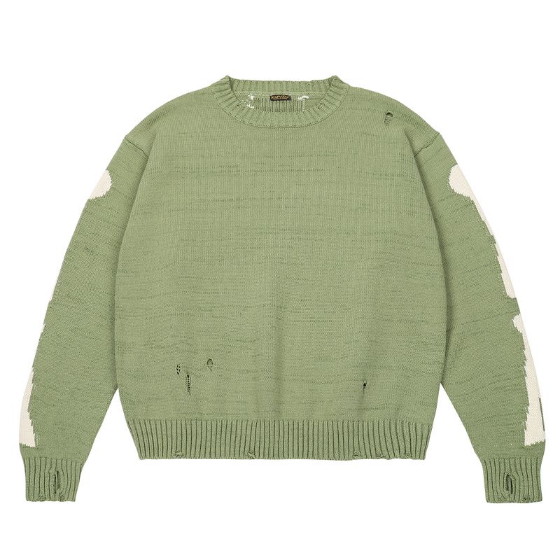 Acquista 2022 Nuovo Maglione Strappato Pullover Uomo Donna Coppia Cotone  Cotone Oversize Hip Hop High Strad Pullover A 41,79 € Dal Dongguan_ss |  It.DHgate.Com