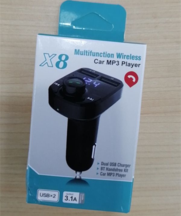 X8 Car FM Transmitter Aux Modulator 