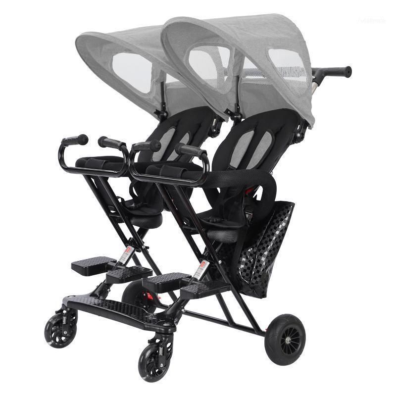 double walking stroller