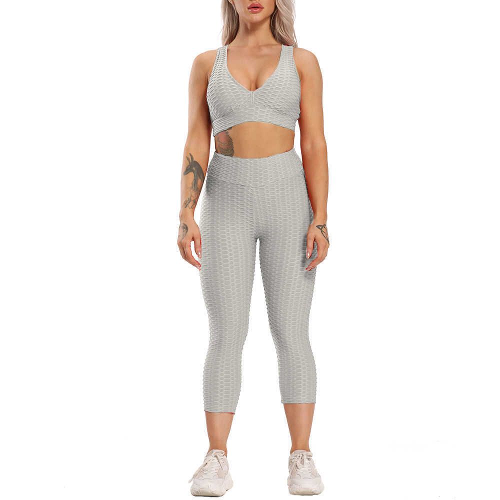 Set di yoga grigio