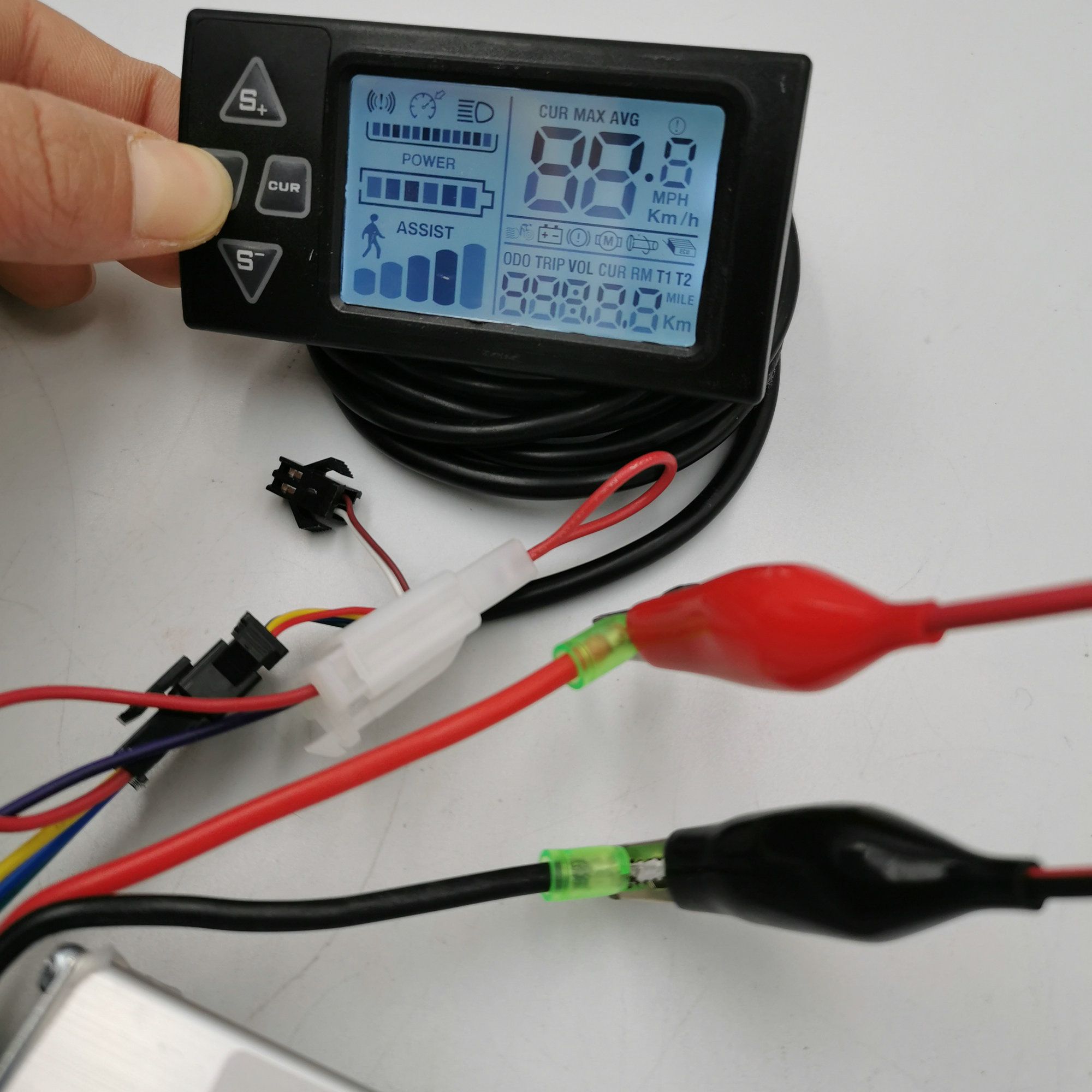 24V36v48v250W350W Display LCD Controller 861 Pannello Di Controllo Manuale  Dashboard Scooter Elettrico Bike Bike Moped MTB ATV Tricycle Dualmode Da  8,79 € | DHgate Italy