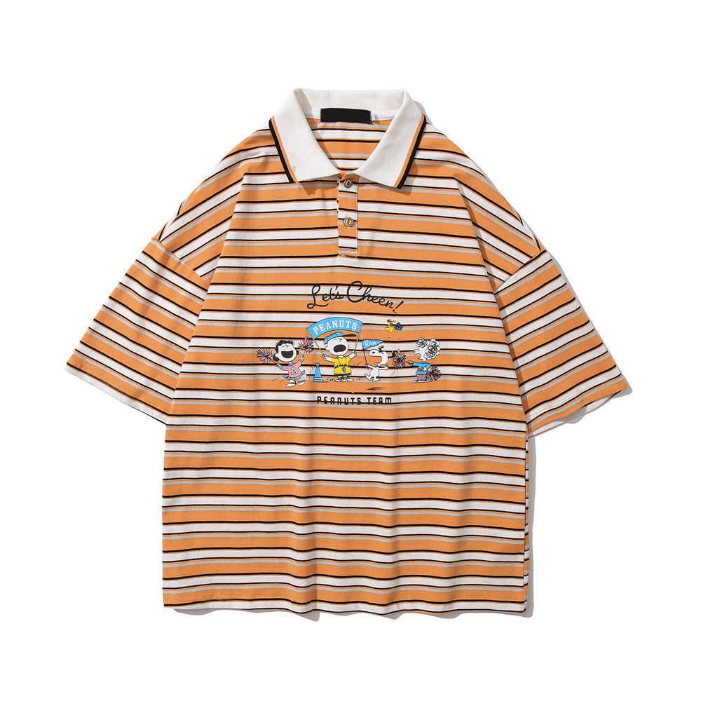 Orange Stripe T-shir