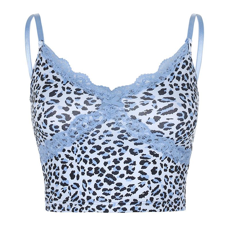 Blue Leopard Camis