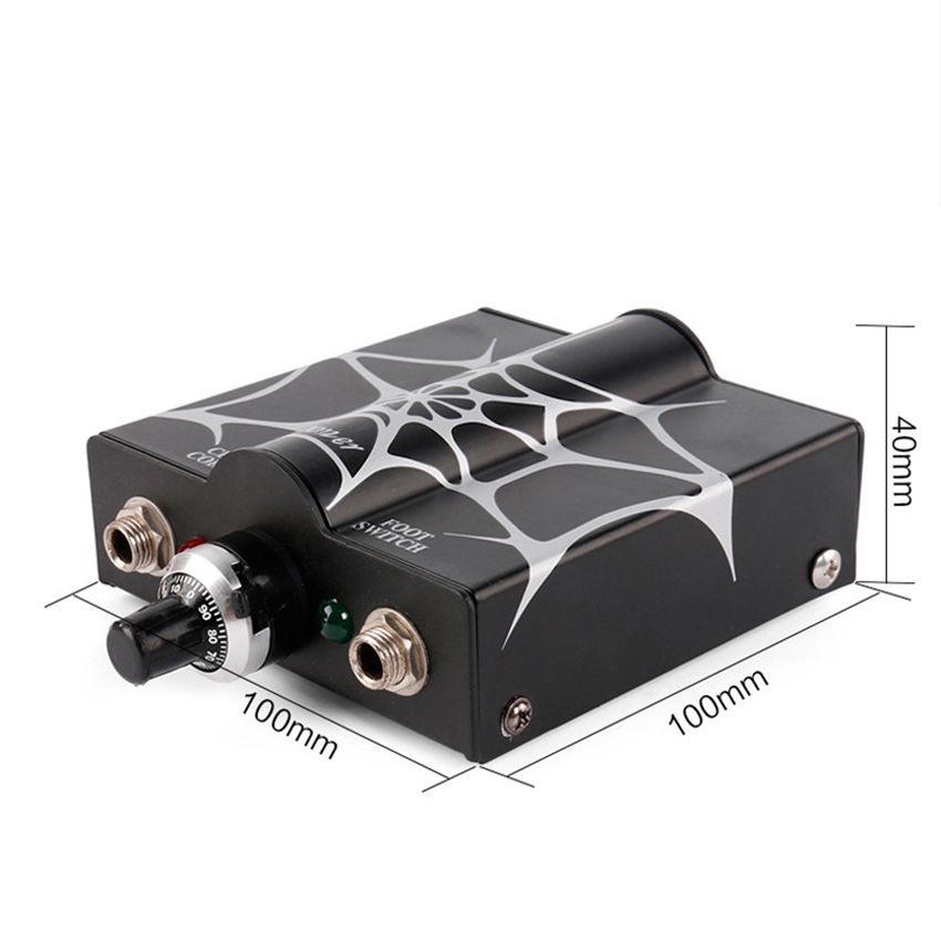 Wholesale-Tattoo power supply New pro Spider Web Double Wave Tattoo Power  Supply Power Plug Supply