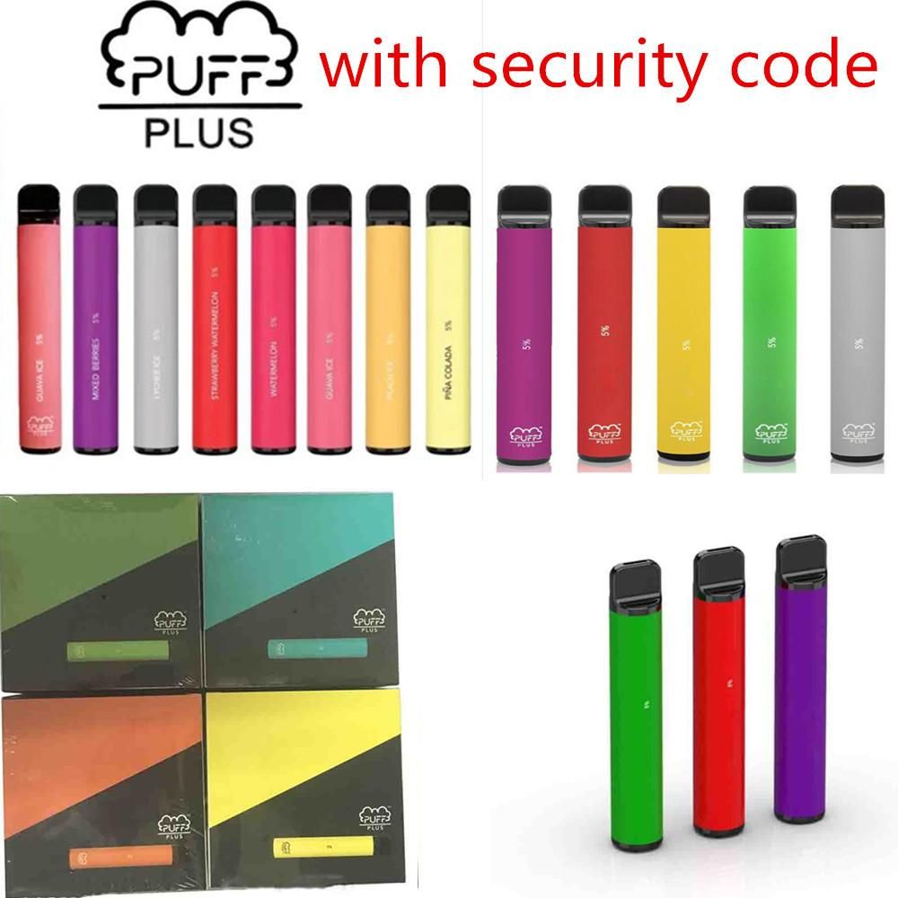 Wholesale Puff Bar Plus Electronic Cigarette Disposable Vapes Device Pod 550mah Battery 800