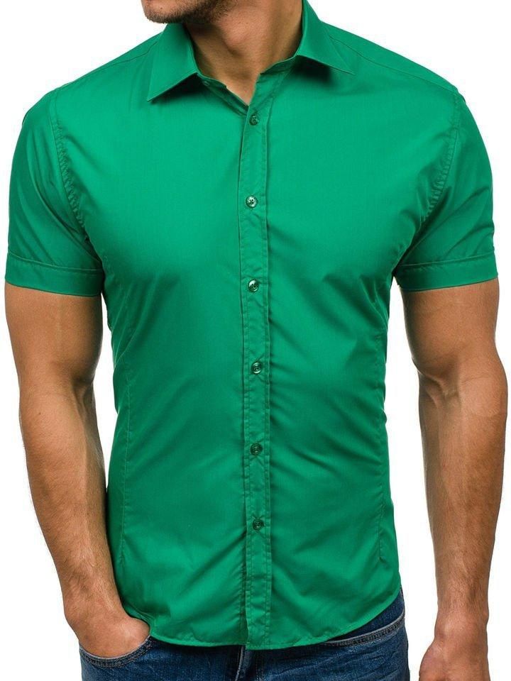 GUO Green Shirt Men