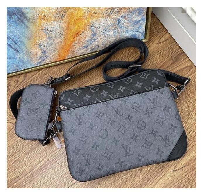 Acquistare Donne Da Uomo Borsa A Tracolla Pochette Trio Borse A Tracolla Di  Top Qualità Borse A Spalla Portatile Borse Da Borse Da Uomo Borsa Sac Totes  GG LV Louis  Vitton