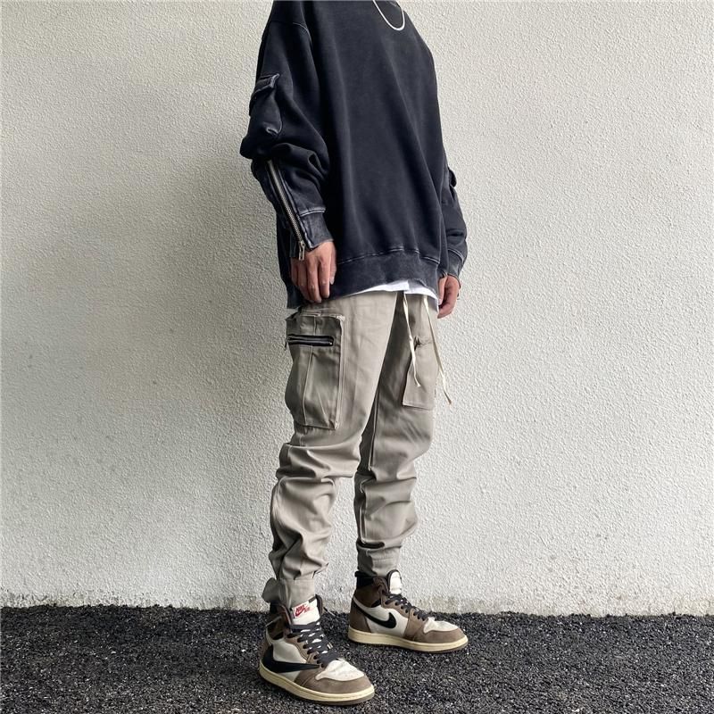 Compre Pantalones Casuales Alternativos Rectos Slim Business Sport Men  Khaki Aesthetic Spodnie Meskie Mens Ropa DH50XX Hombre A 55,08 € Del  Changxiu | Es.Dhgate.Com