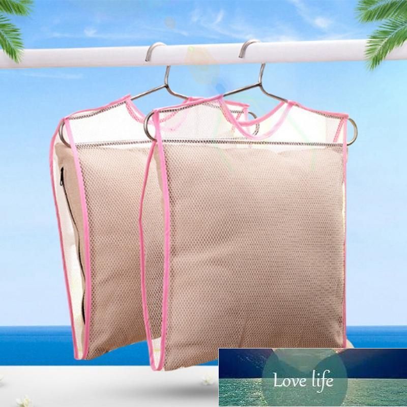 Household Folding Breathable Pillow Drying Net Balcony Hanger Mesh