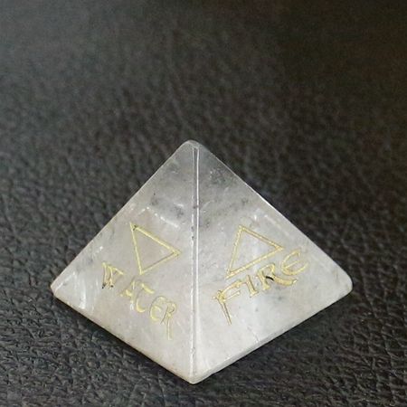 Vit kristall 25mm