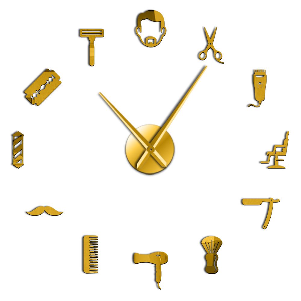 Gold Wall Clock-37inch