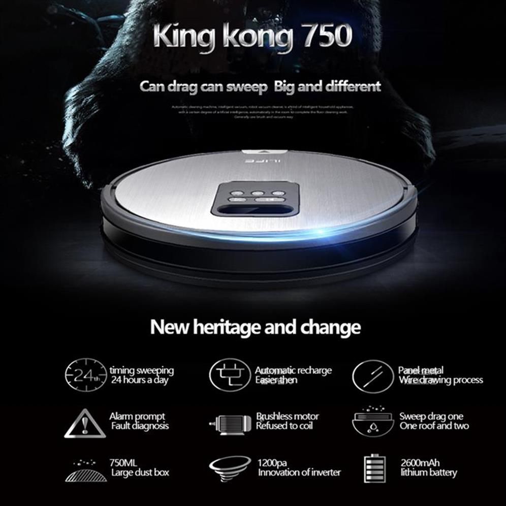 ILIFE A4s Robot Aspirador de 1000Pa Bajo Ruido para Alfombra con Mando  Remoto|robot vacuum cleaner|vacuum cleanerrobot vacuum - AliExpress