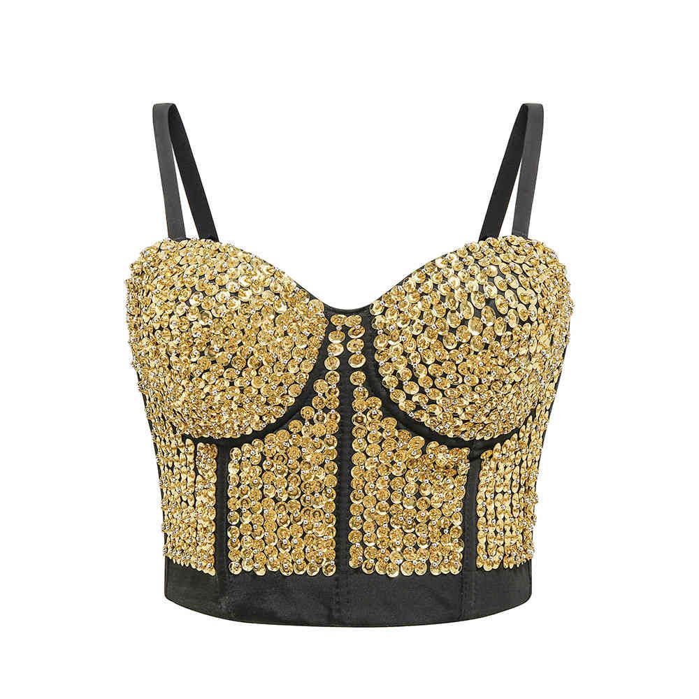 Gold Sequin Top