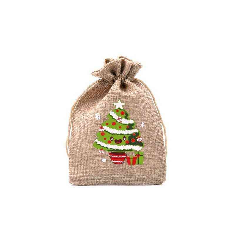 Cadeau de linge d'arbre de Noël-10x14cm-Noël