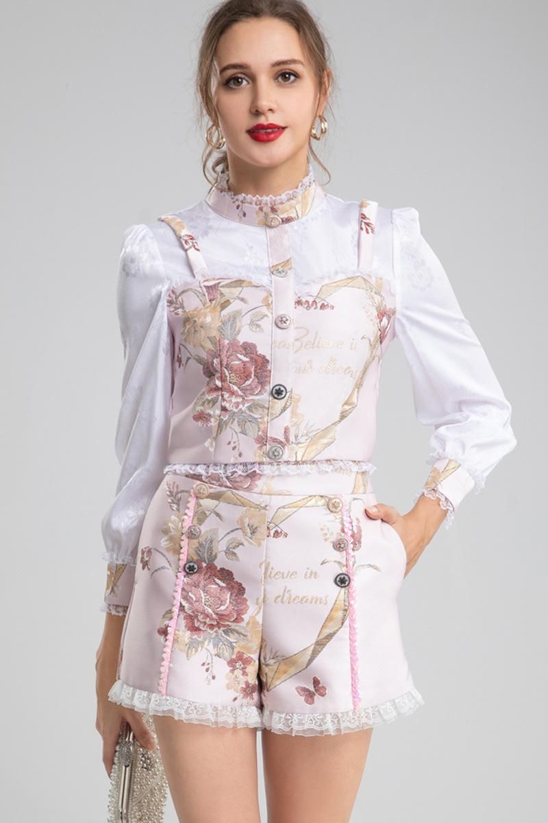 Compra Trajes De Mujeres SQ10263 Conjuntos De Moda 2022 Ropa De Estilo De  Diseño De Diseño Europeo De Lujo De La Pista Barato | Entrega Rápida Y  Calidad | Es.Dhgate