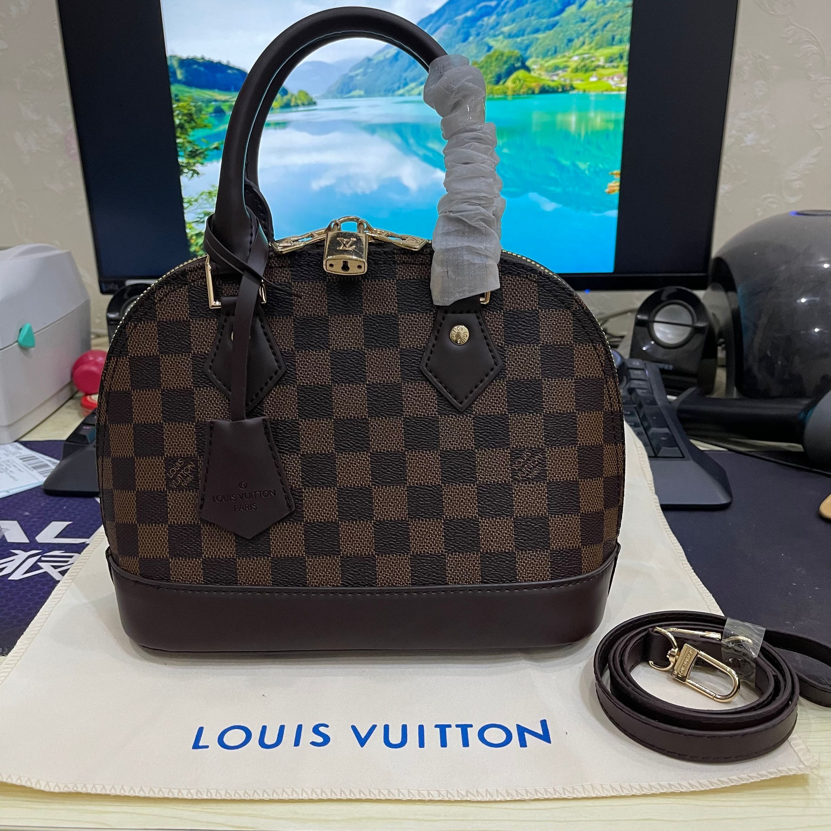 bolsa louis vuitton alma bb