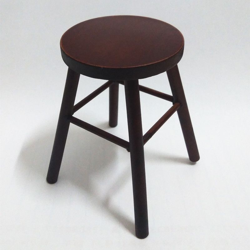 1/6 Dollhouse Miniature Furniture Chair Model for Mini Dolls Figures Decor