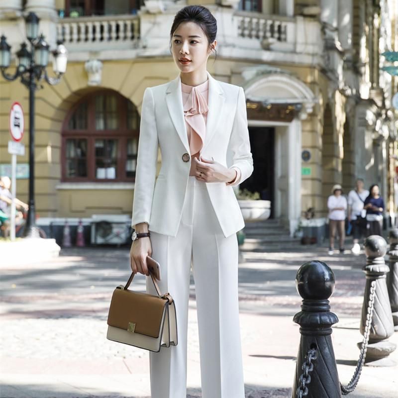 de mujer Blazers Blazers Dos pantalones mujer Tamaños de traje S-4 XL