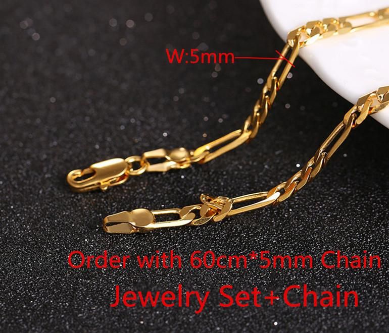 With 60cm 5mm Chain