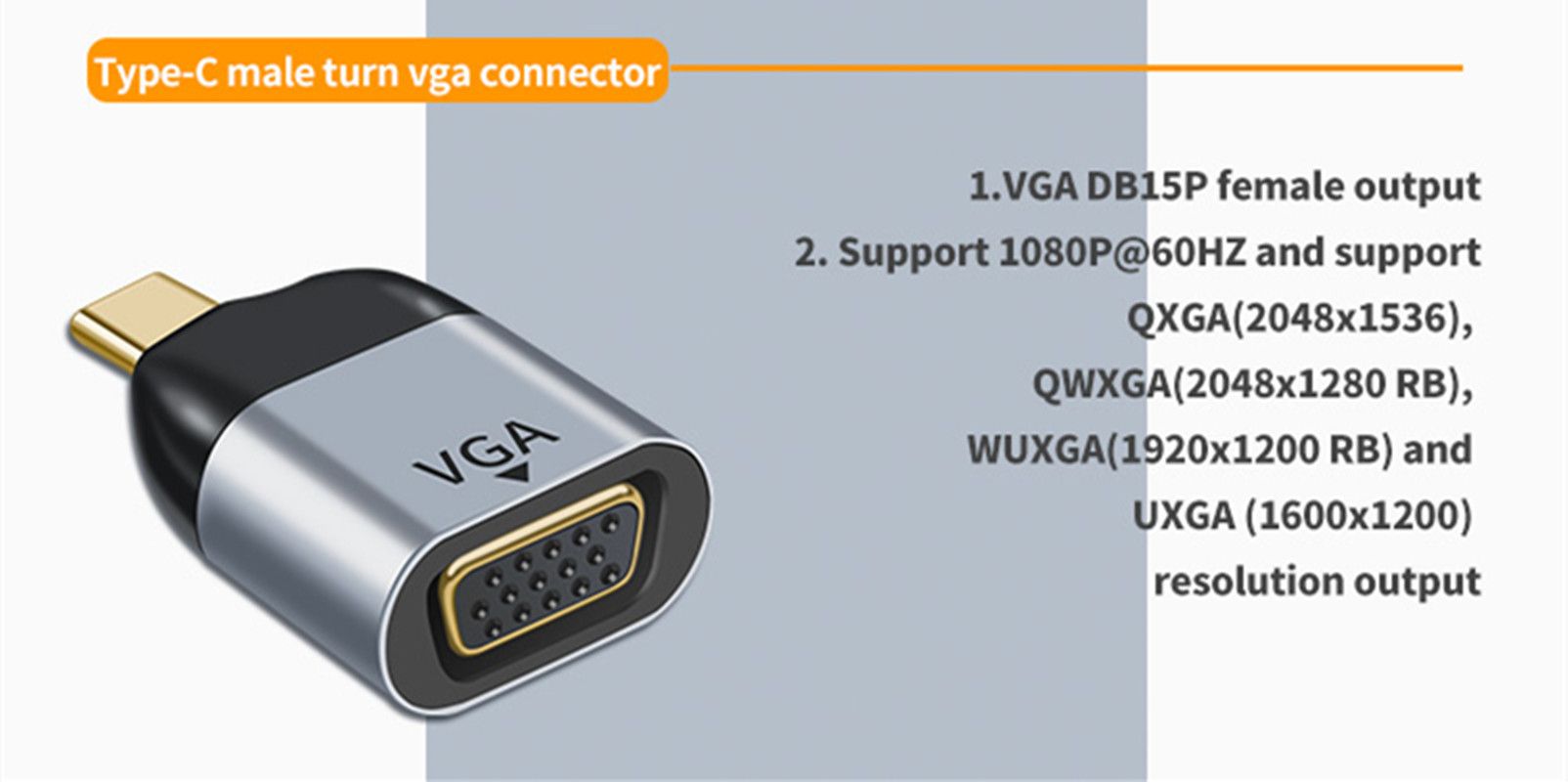 #4 Type C to VGA