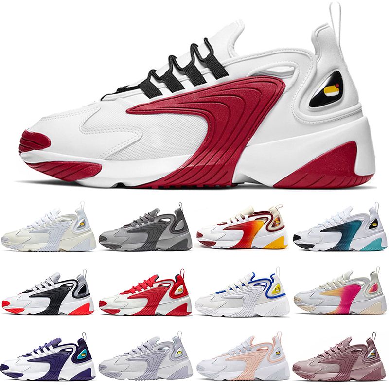 Wholesale Zoom 2K M2k Tekno Womens Mens Running Shoes Volt Light Cream  Triple White Black Platform Rainbow Sports Male Casual Trainers Outdoor  Sneakers 36 45 From Dh_select_store, $34.82 | DHgate.Com