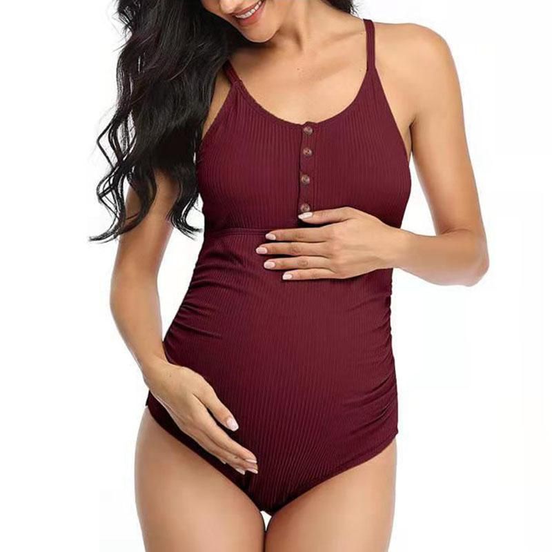 One Piece Suits Sexy Pregnancy Dress Ruffle Beach Bathing Suit Two Piece  Swimsuit For Pregnant Women Maternity Swimwear Premama Bikini Monok From  Caiwenjili, $19.4