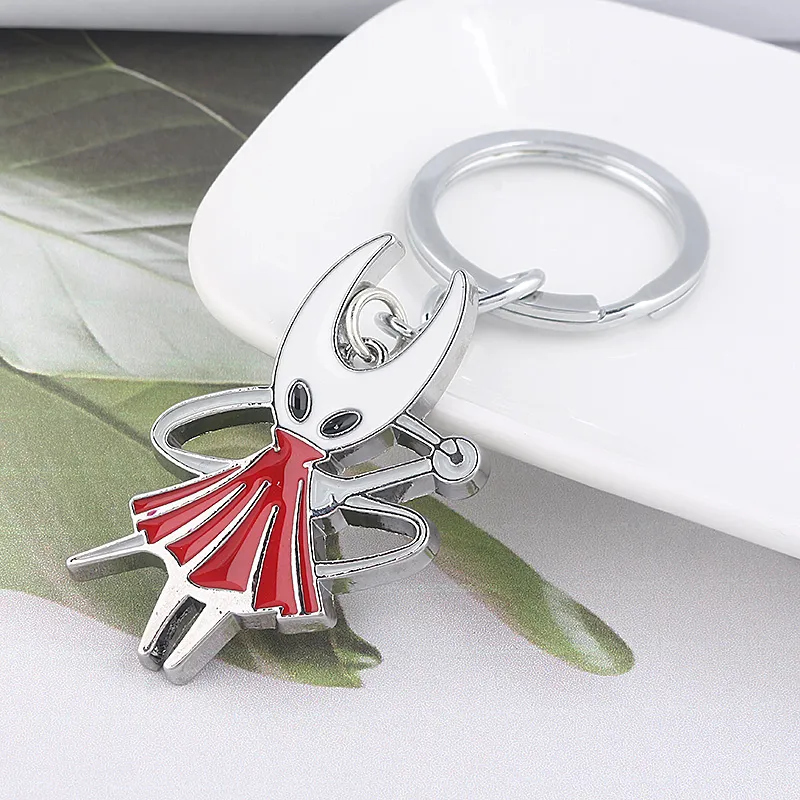 rj Juego Hollow Knight Llavero Lindo Dibujos Animados Aleación Caterpillar Colgante Cosplay Bead