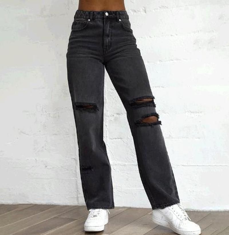 Negros rotos de Pantalones y Vaqueros para Mujer | FASHIOLA.es