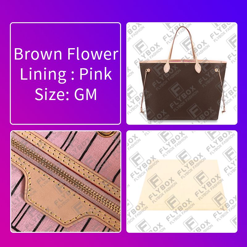 GM 39 CM Brown Flower / Pink