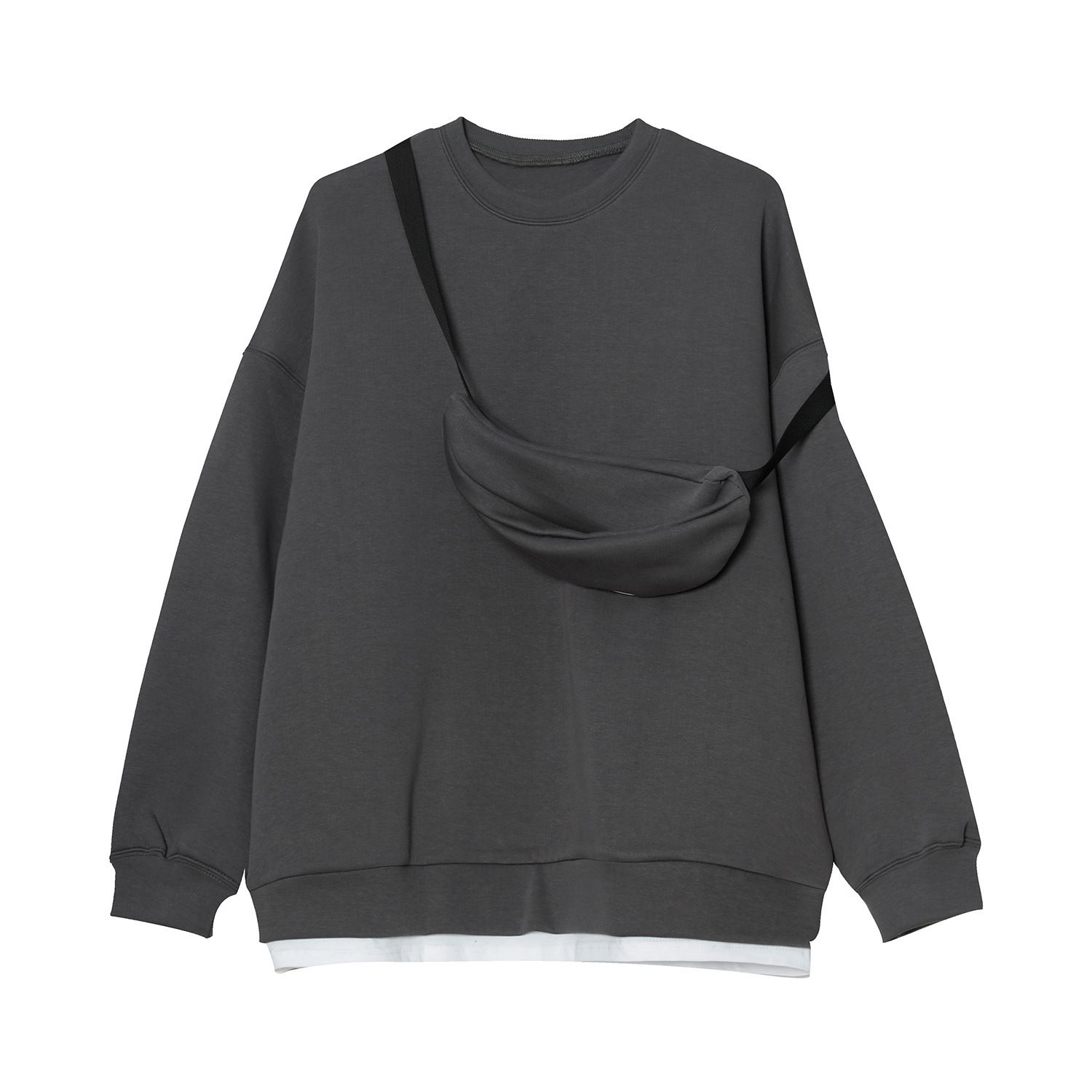 pull gris foncé