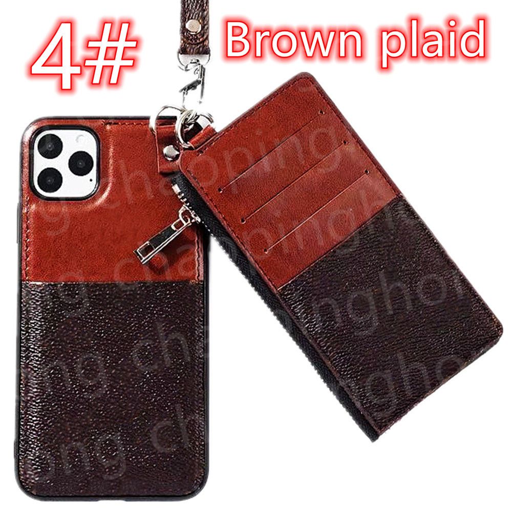 4#[L] Brown Plaid+logo