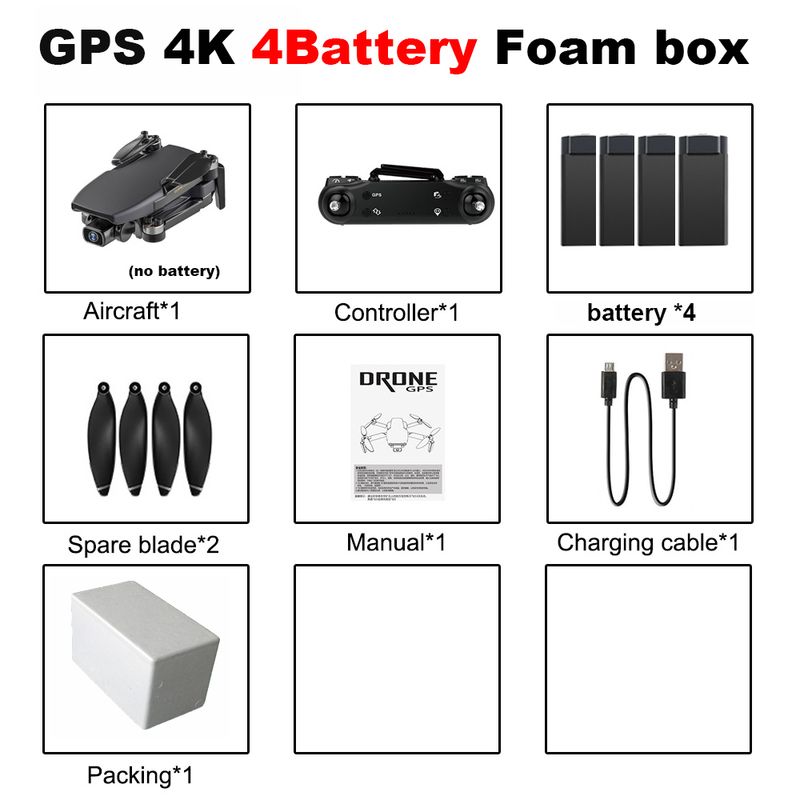 GPS 4K 4B FOAM BALCK