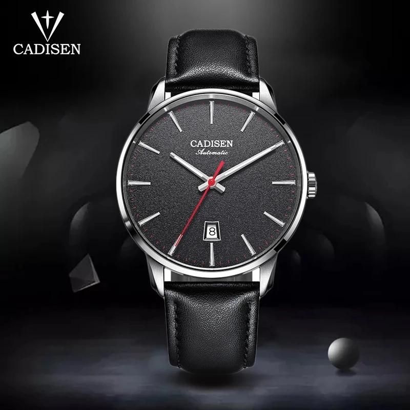 Compra Relojes De Pulsera Cadisen 8173 Japón NH35A MOVT Relojes Mecánicos  De Lujo Sapphire Watch Man Casual Business Cuero Reloj De Pulsera Relogio  5Bar CLOC Barato | Entrega Rápida Y Calidad | Es.Dhgate